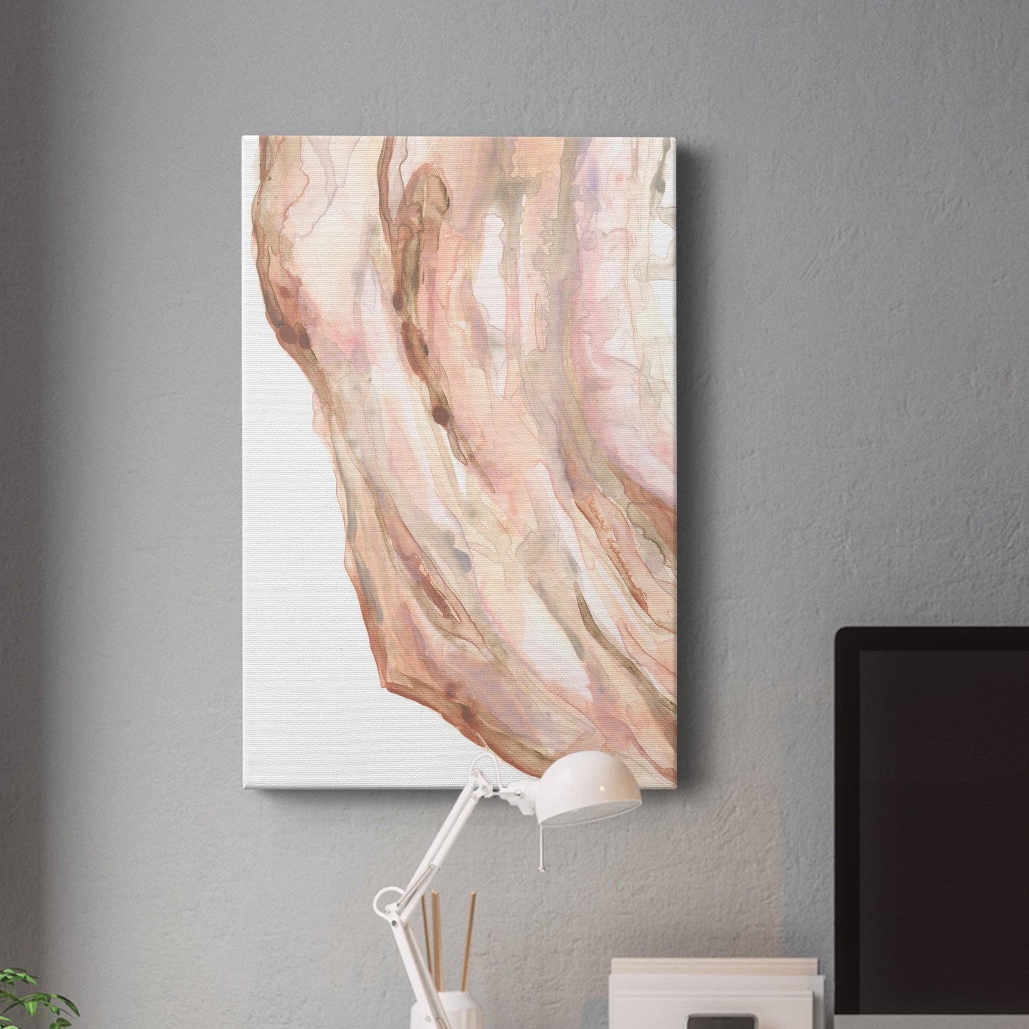 Rose Quartz II Premium Gallery Wrapped Canvas - Ready to Hang