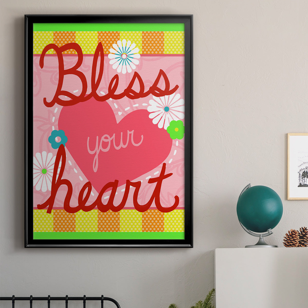 Southern Sayings I - Modern Framed Canvas Print