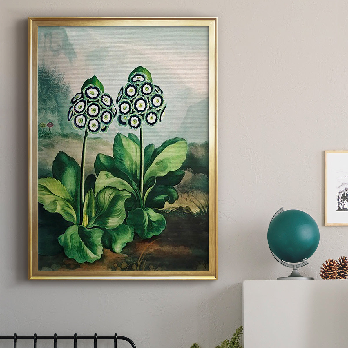 Temple of Flora XI - Modern Framed Canvas Print