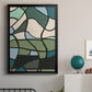 Multicolor Stained Glass II - Modern Framed Canvas Print