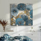 Blue and Gold Poppies I - Canvas Art Print