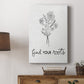 Find Your Roots Sketch - Canvas Art Print