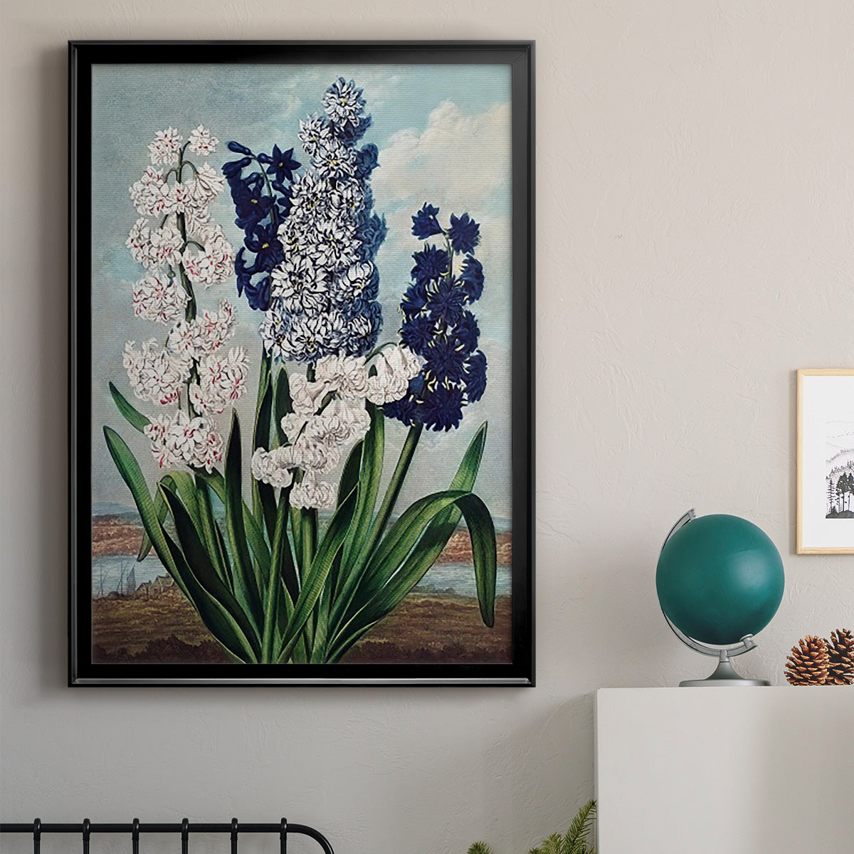 Temple of Flora XII - Modern Framed Canvas Print