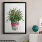 Winter Greens - Modern Framed Canvas Print