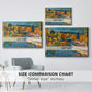 Study for Autumn Landscape with Boats, 1908 - Floater Framed Canvas Print