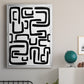 Shuffle II - Modern Framed Canvas Print