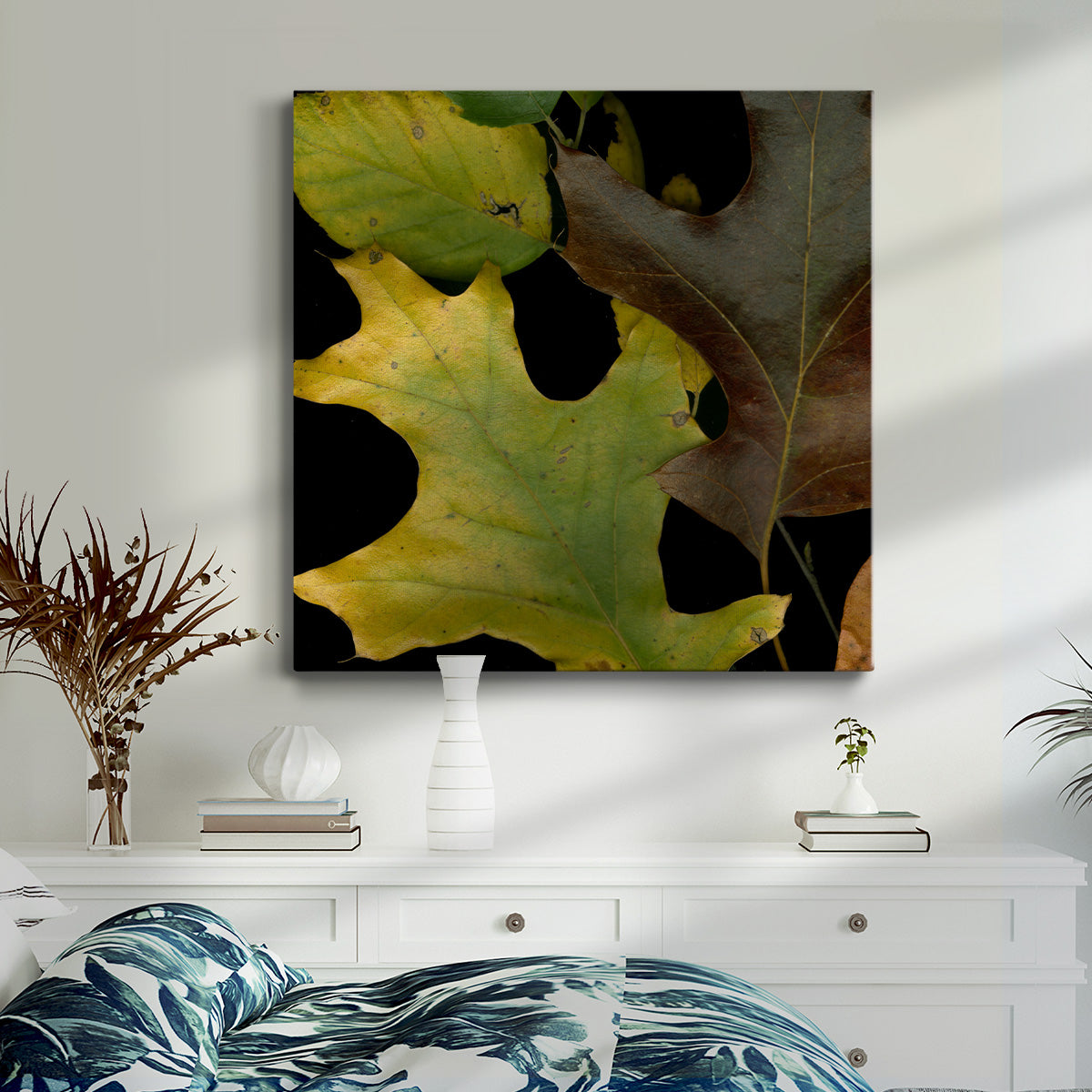 Small Vivid Leaves II (ST) - Canvas Art Print