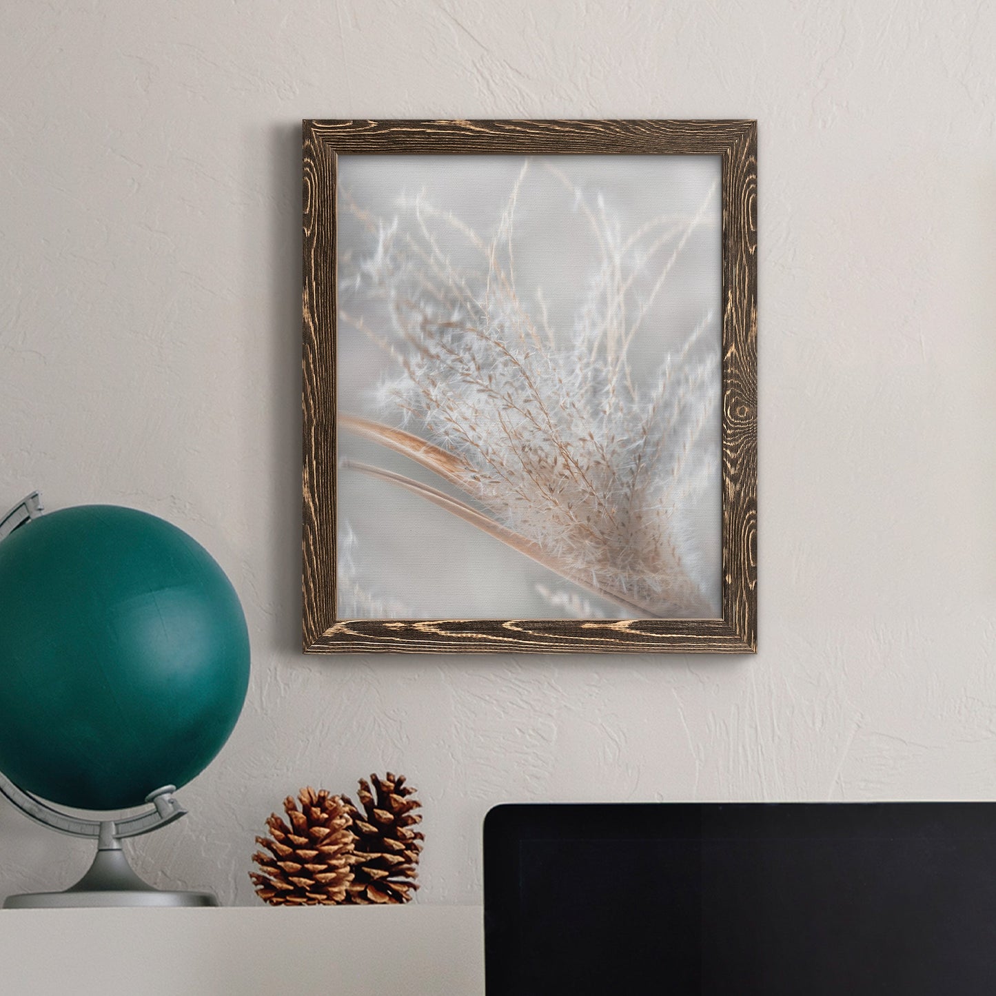 Summer Wisps II - Premium Canvas Framed in Barnwood - Ready to Hang