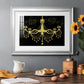 Golden Chandelier Premium Framed Print - Ready to Hang