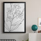 Botanical Sketch I - Modern Framed Canvas Print