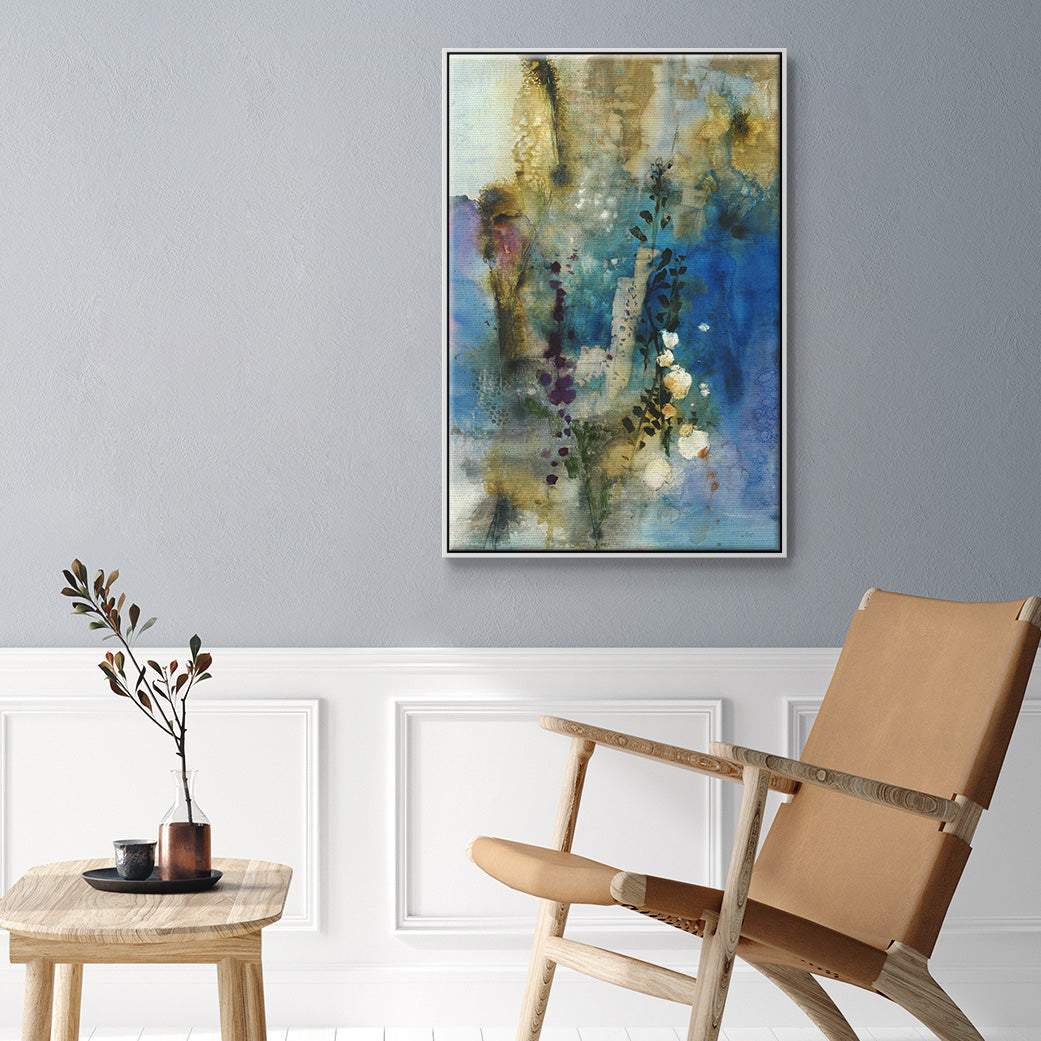 Immerge I - Framed Premium Gallery Wrapped Canvas L Frame - Ready to Hang