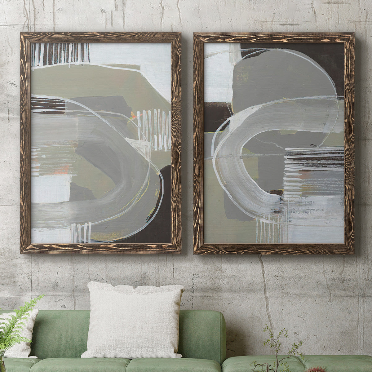 Arching Neutrals I - Premium Framed Canvas - Ready to Hang