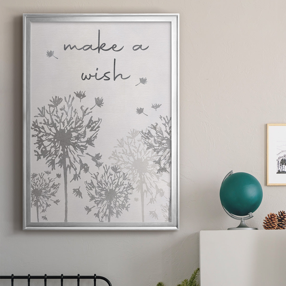 Make A Wish - Modern Framed Canvas Print