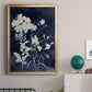 Indigo Botanical II Revisited - Modern Framed Canvas Print