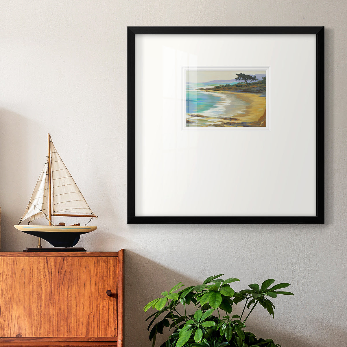 Rocky Point Premium Framed Print Double Matboard