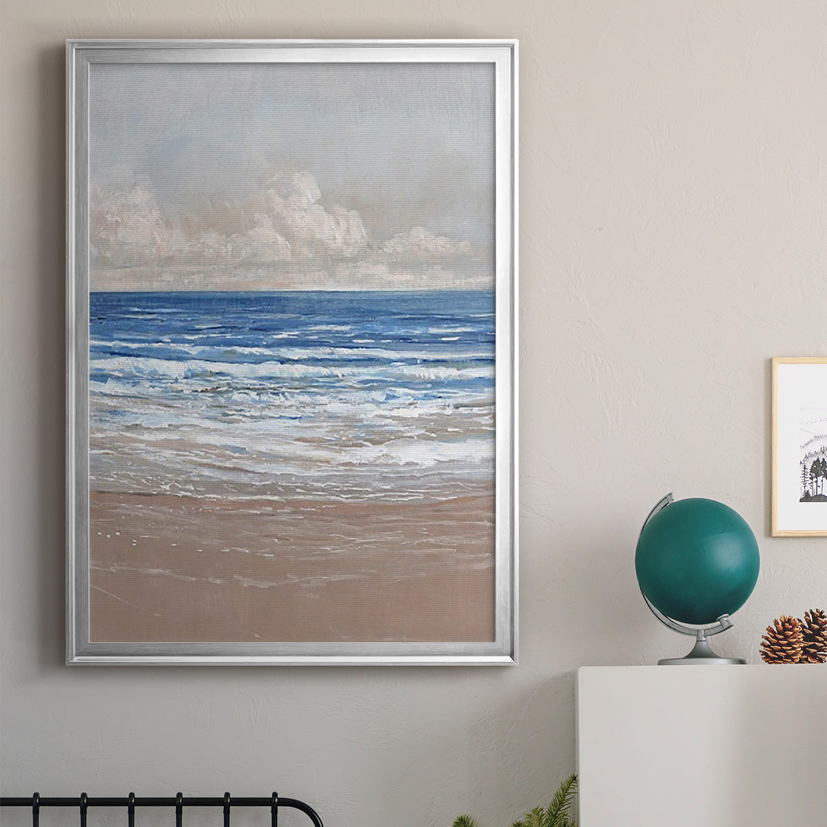 Stress-Free II - Modern Framed Canvas Print