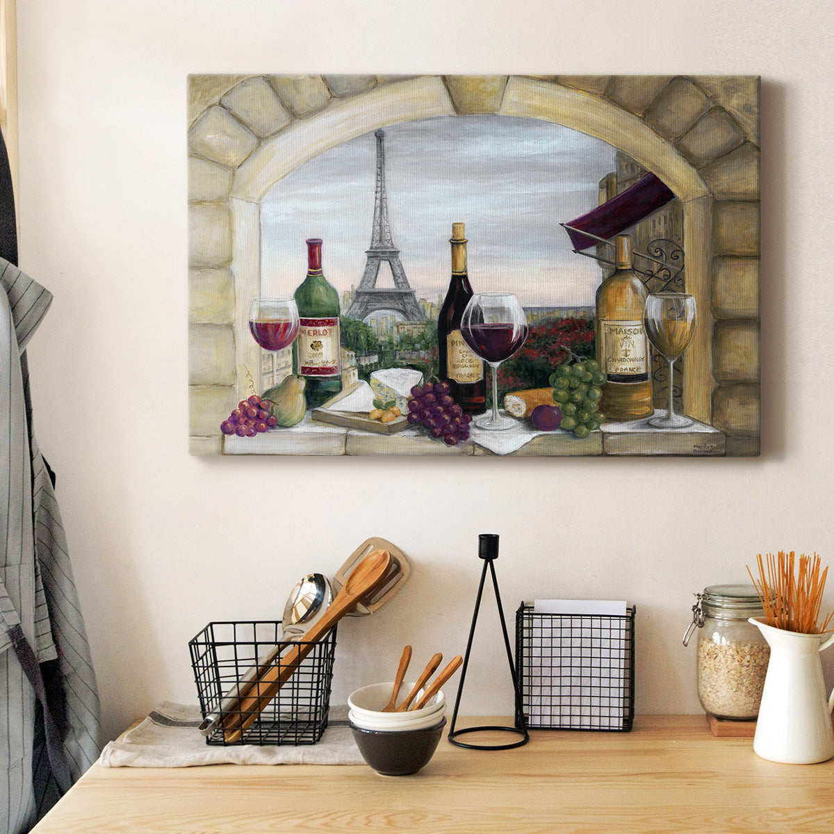 Paris Delight Premium Gallery Wrapped Canvas - Ready to Hang