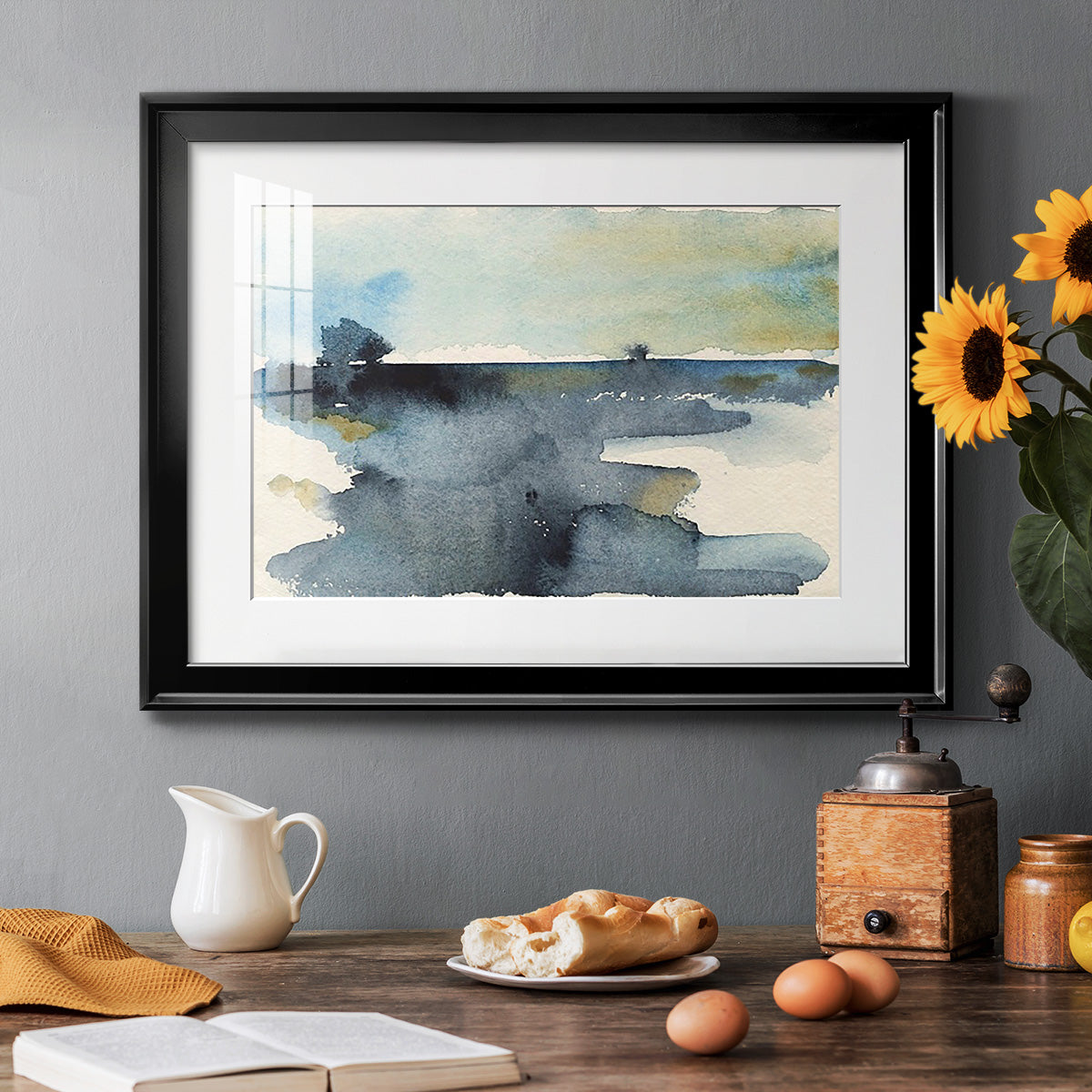 Upheval IV Premium Framed Print - Ready to Hang