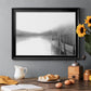 Mist on the Docks Premium Classic Framed Canvas - Ready to Hang