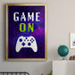 It's Game On II - Modern Framed Canvas Print