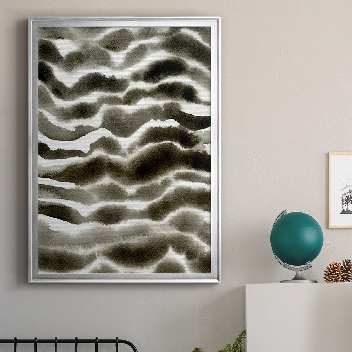 Jungle Stripe I - Modern Framed Canvas Print