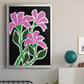 Pop Flowers V - Modern Framed Canvas Print