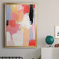 Aerial Scarlet I - Modern Framed Canvas Print
