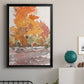 Watercolor Treeline Sketch II - Modern Framed Canvas Print