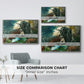 Campfire, Adirondacks, 1892 - Floater Framed Canvas Print