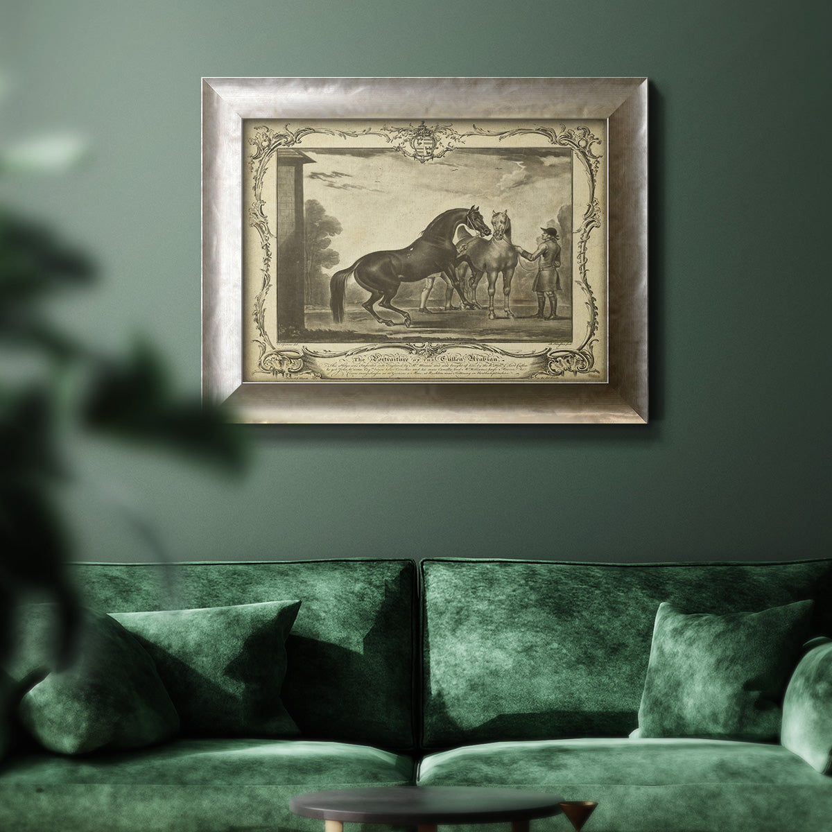 Distinguished Horses III Premium Framed Canvas- Ready to Hang