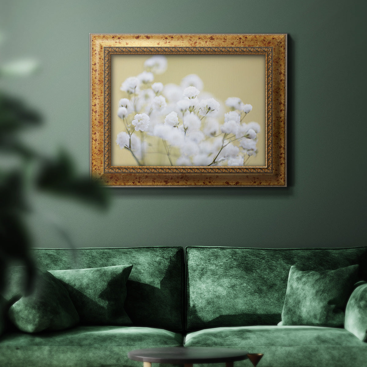 Baby's Breath Study III Premium Framed Canvas- Ready to Hang