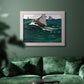 The Green Wave - Ornate Framed Canvas Print