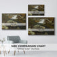 By the Mill Pond (En Mølledam), 1850 - Floater Framed Canvas Print
