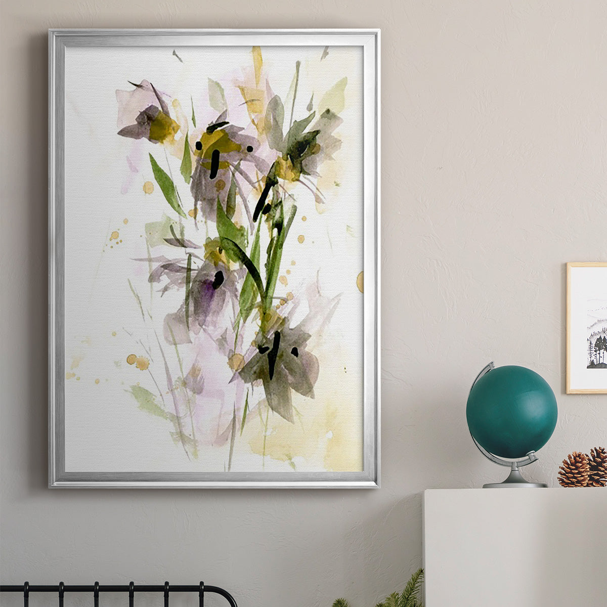 After Rain IV - Modern Framed Canvas Print