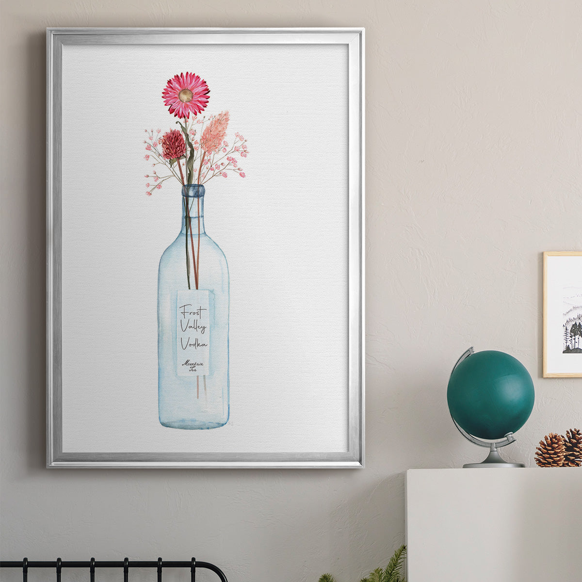 Frost Valley Vodka - Modern Framed Canvas Print