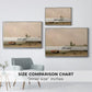 The Stranded Boat, 1863 - Floater Framed Canvas Print