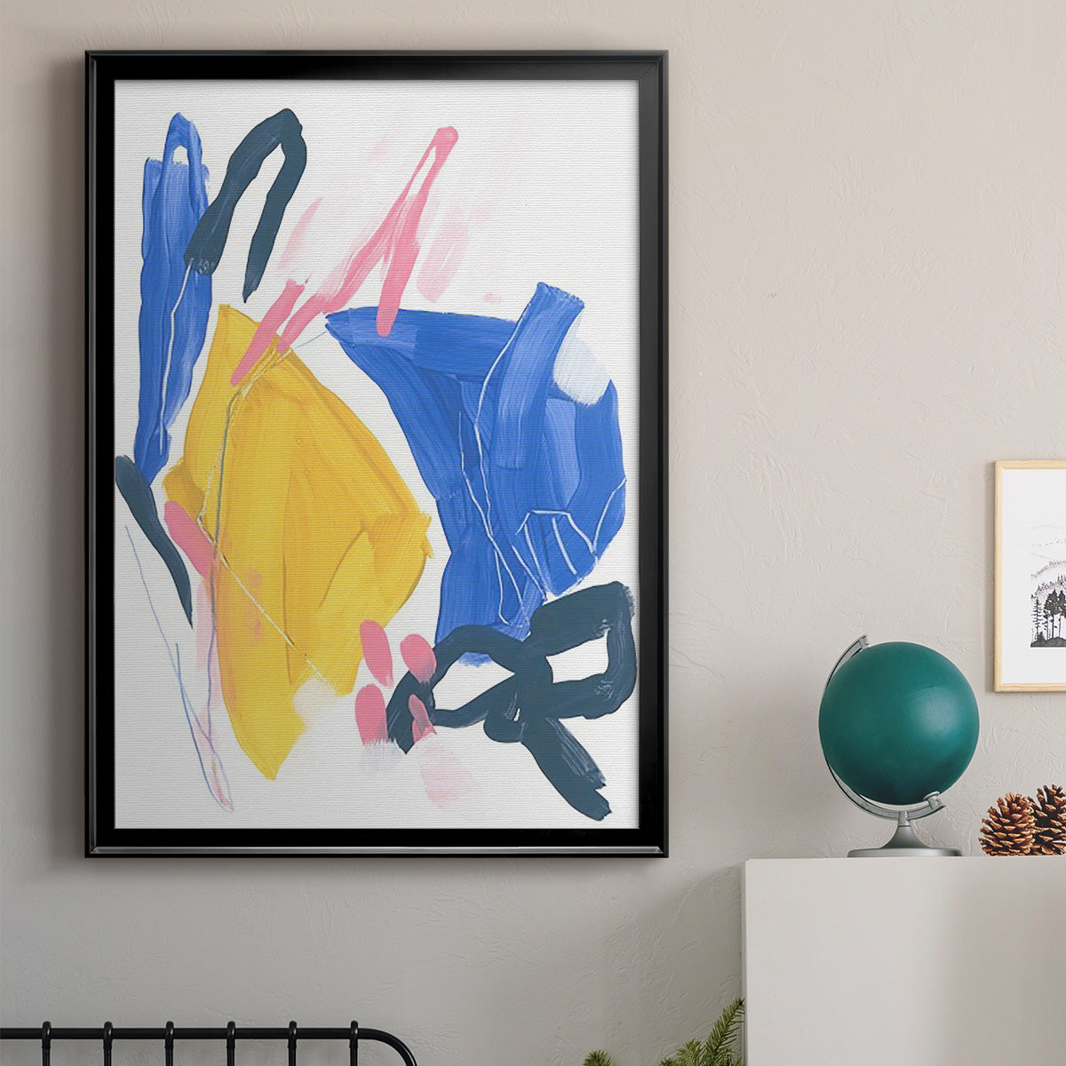 Feedback Loop I - Modern Framed Canvas Print