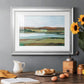Autumn River Crossing II - Modern Framed Art Print