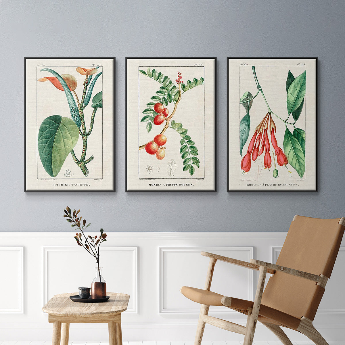 Turpin Tropical Botanicals I - Floater Framed Canvas Set