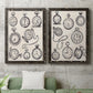 Pocket Watch Sketches I - Premium Framed Canvas 2 Piece Set - Ready to Hang