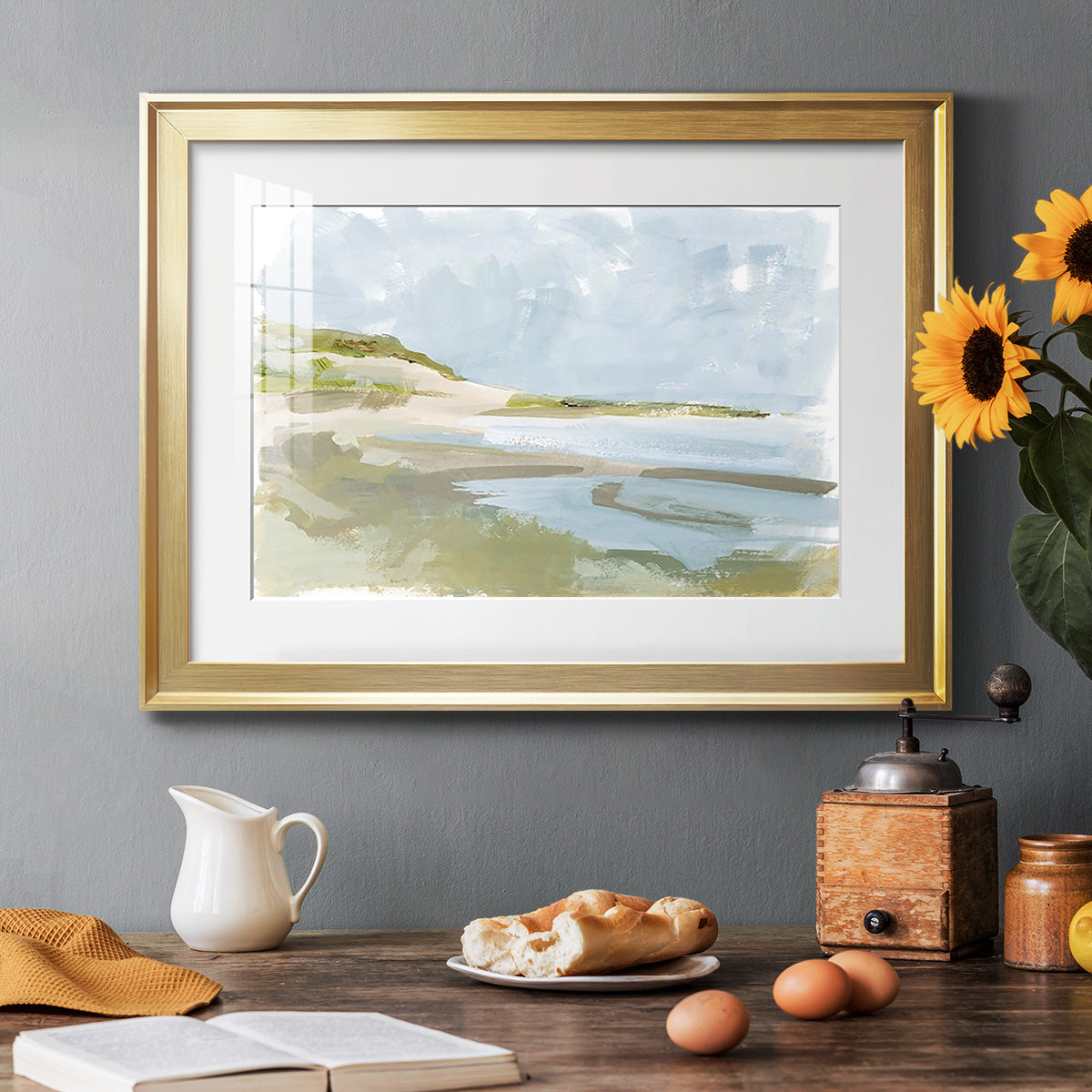 Sea Cove Impression II Premium Framed Print - Ready to Hang