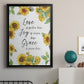 Grace Given Here - Modern Framed Canvas Print
