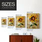 Floral Study Series CLVIII - Restickable Framed Art Set