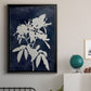 Indigo Botanical I Revisited - Modern Framed Canvas Print
