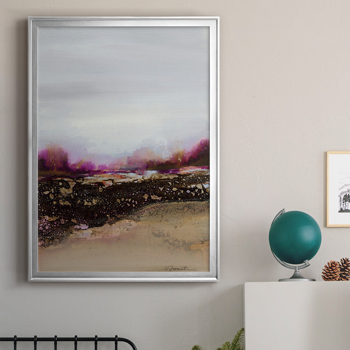 Reflections of My Mind - Modern Framed Canvas Print