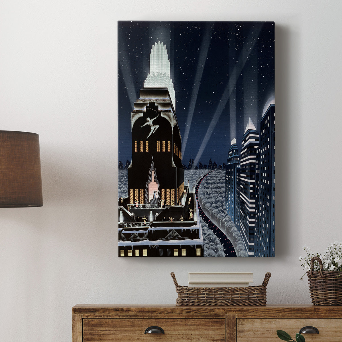 Rooftop Serenade Premium Gallery Wrapped Canvas - Ready to Hang