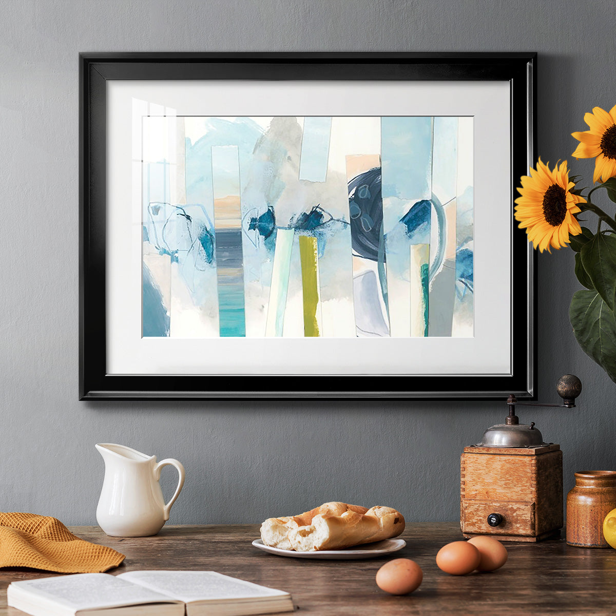 Liquid Strata I Premium Framed Print - Ready to Hang