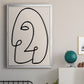 Face It II - Modern Framed Canvas Print