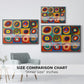 Color Study: Squares with Concentric Circles, 1913 - Floater Framed Canvas Print