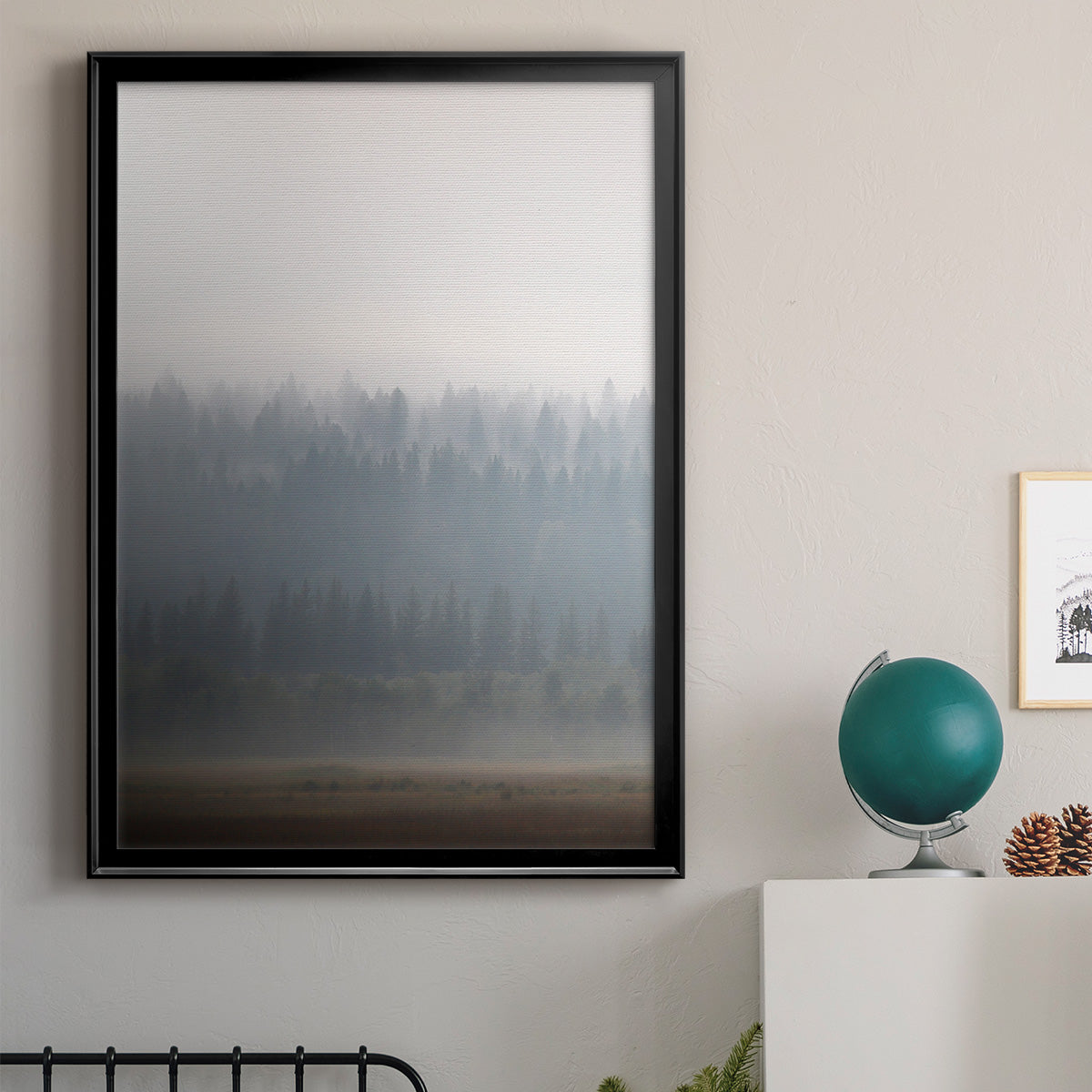 Morning Glow II - Modern Framed Canvas Print